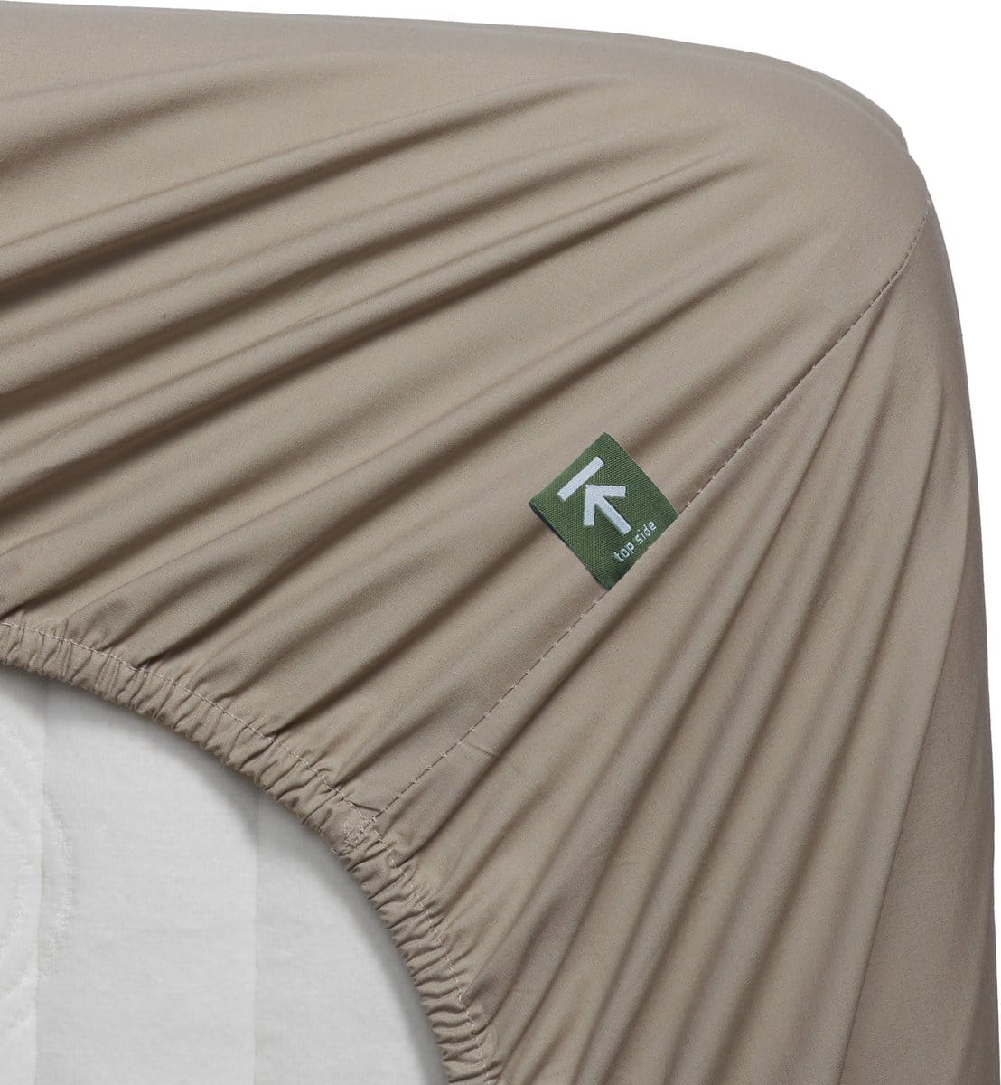 Beddinghouse Percale katoen – Hoeslaken – 180×220 – Zand