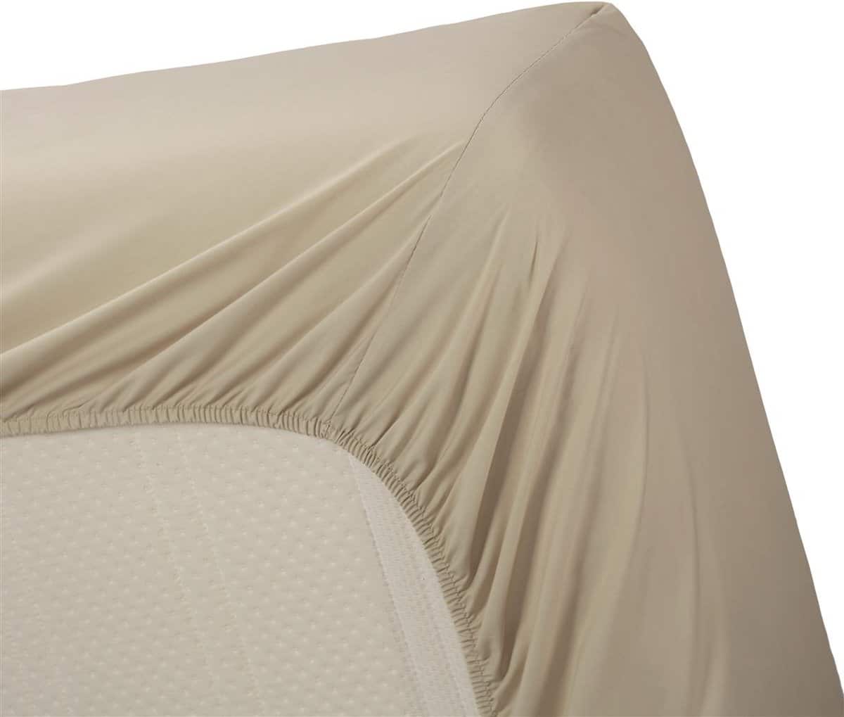 Beddinghouse Percale katoen – Hoeslaken – 180×220 – Zand - Afbeelding 3