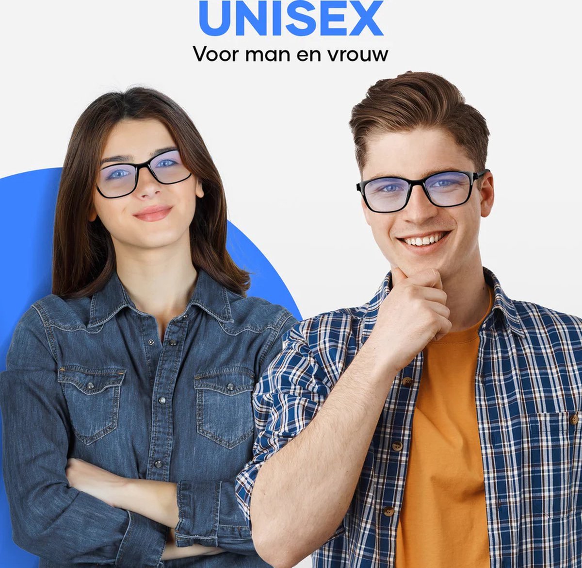 Blauw Licht Bril Sterkte +2.5 – Blue light Glasses – Computerbril – Beeldschermbril – Unisex - Afbeelding 7