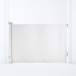 Dreambaby Glide ‘N Hide oprolbaar traphekje | tot 140 cm breed en 90 cm hoog | Wit