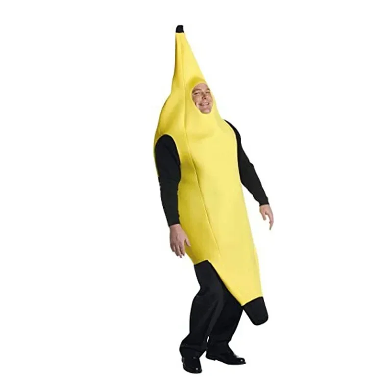 Geel Bananenkostuum voor Heren – Grappig Outfit voor Carnaval, Halloween & Themafeesten - Afbeelding 5