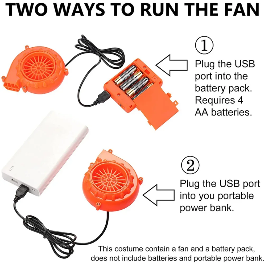 Opblaasbaar Spookkostuum met Zwarte Robe en Masker – Halloween Uniseks Outfit - Afbeelding 7