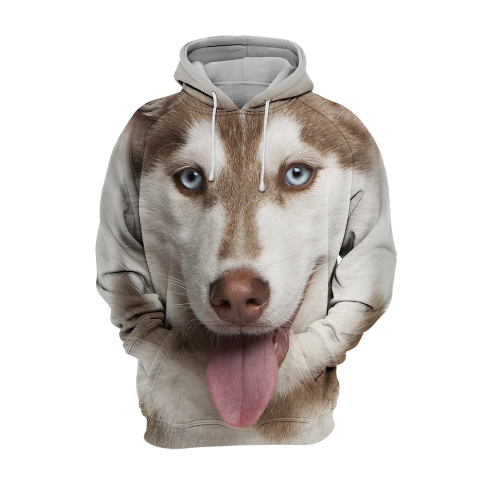 Unisex Honden Hoodie | Alaskan Husky Puppy - Afbeelding 2
