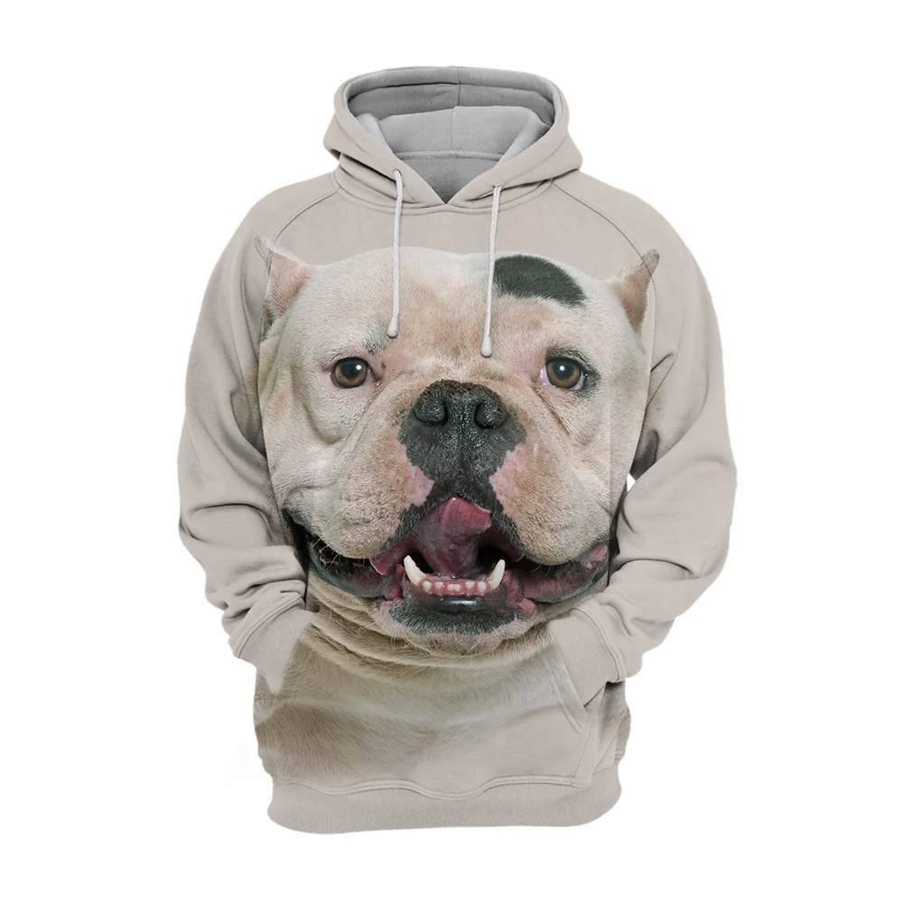 Unisex Honden Hoodie | American Bully Pitbull Smile - Afbeelding 2