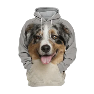 Unisex Honden Hoodie | Australian Shepherd Cute