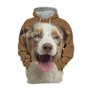 Unisex Honden Hoodie | Australian Shepherd Laugh