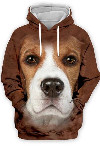 Unisex Honden Hoodie | Beagle - Afbeelding 2