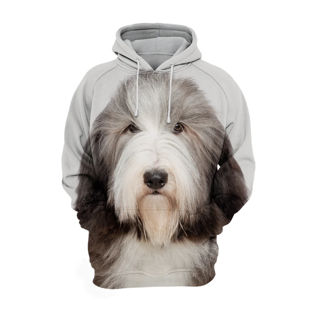 Unisex Honden Hoodie | Bearded Collie Dog - Afbeelding 2