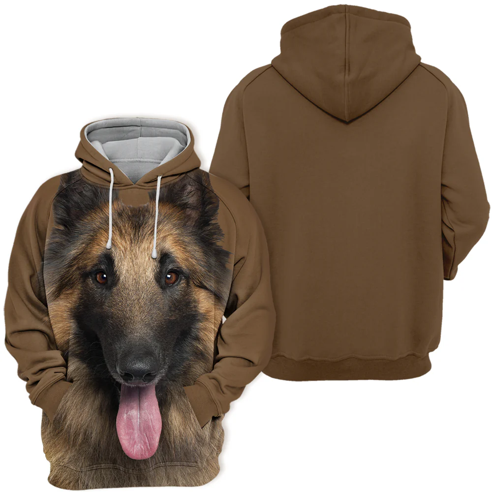 Unisex Honden Hoodie | Belgian Shepherd Tervuren - Afbeelding 3