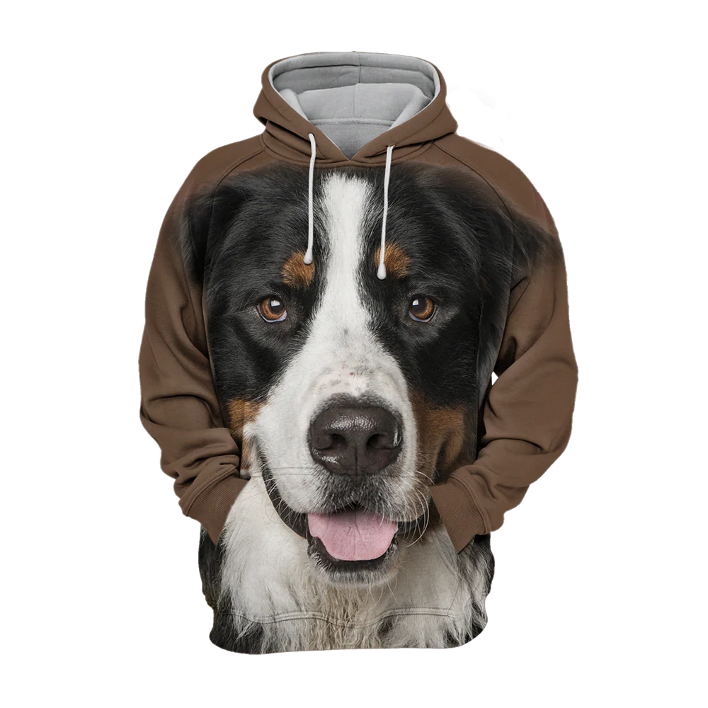 Unisex Honden Hoodie | Bernese Mountain Adorable - Afbeelding 2