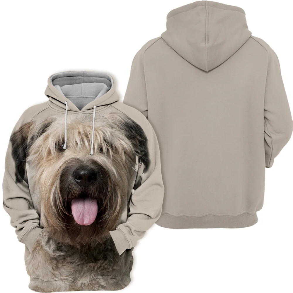 Unisex Honden Hoodie | Bouvier des Flandres - Afbeelding 3
