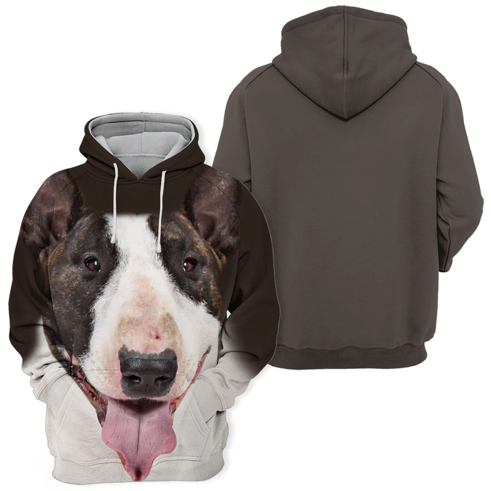 Unisex Honden Hoodie | Bull Terrier - Afbeelding 3
