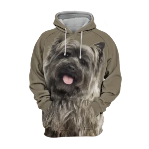 Unisex Honden Hoodie | Cairn Terrier Grey Smile