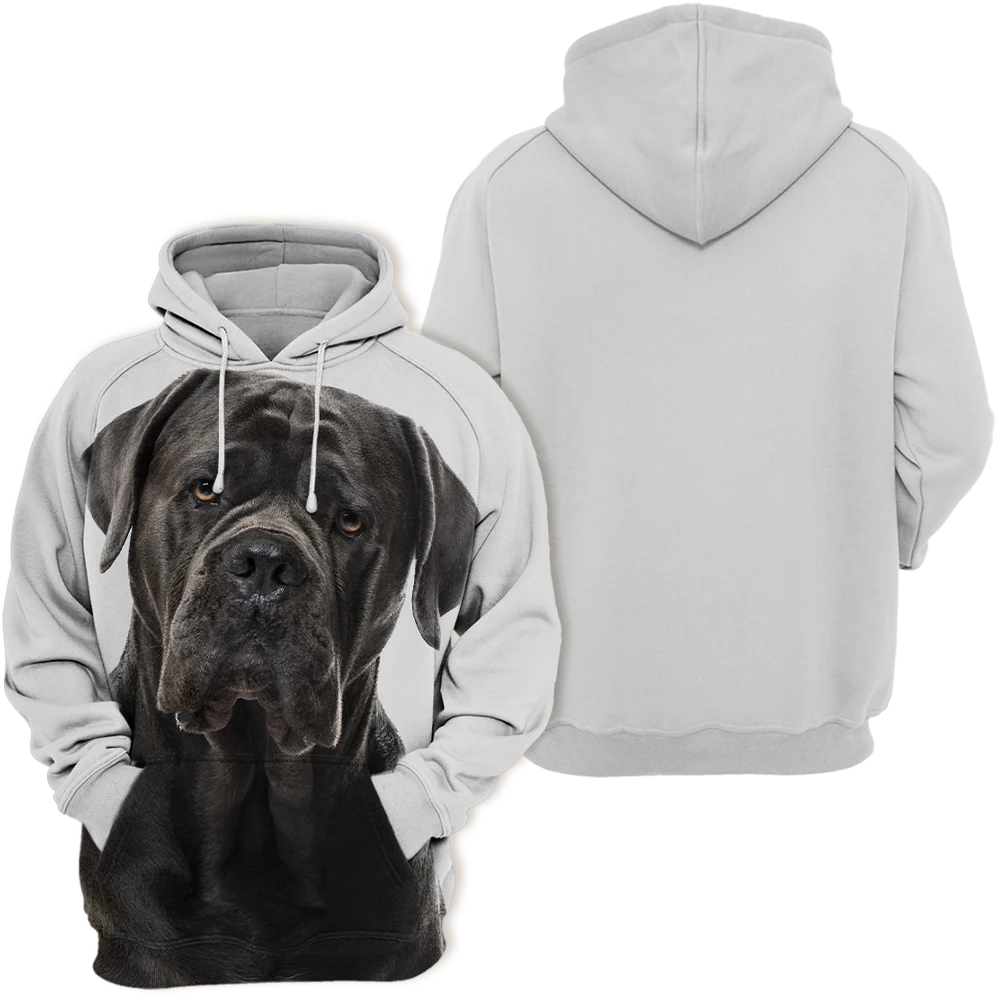 Unisex Honden Hoodie | Cane Corso Quiet - Afbeelding 3