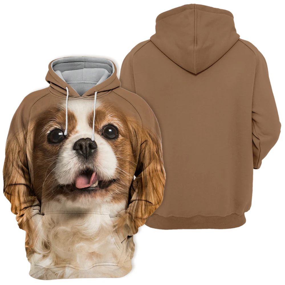 Unisex Honden Hoodie | Cavalier King Charles Spaniel - Afbeelding 3
