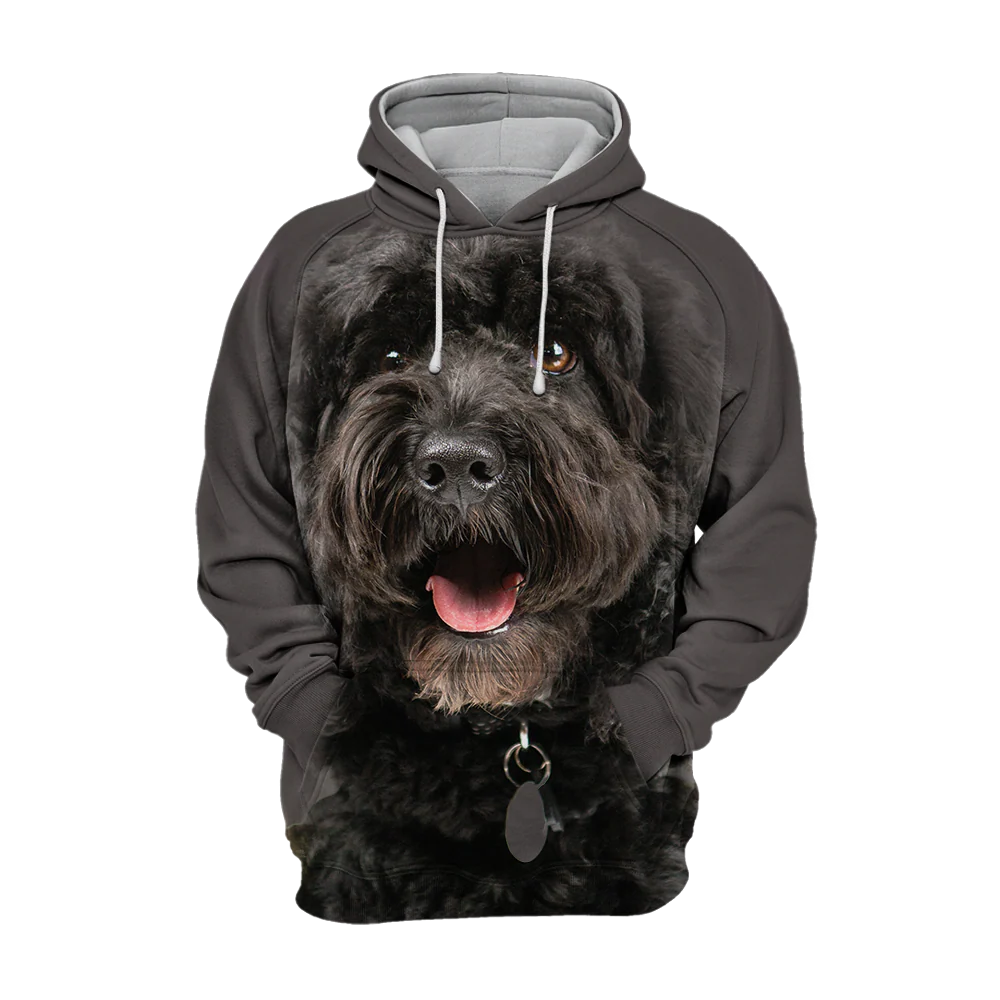 Unisex Honden Hoodie | Cockapoo Zwart