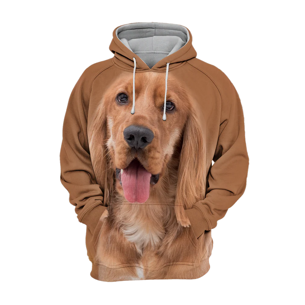 Unisex Honden Hoodie | Cocker Spaniel Happy - Afbeelding 2