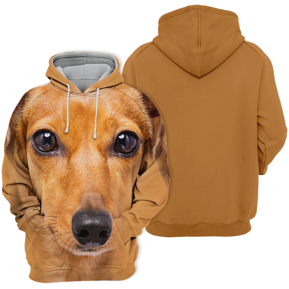 Unisex Honden Hoodie | Dachshund Sausage Dog - Afbeelding 3
