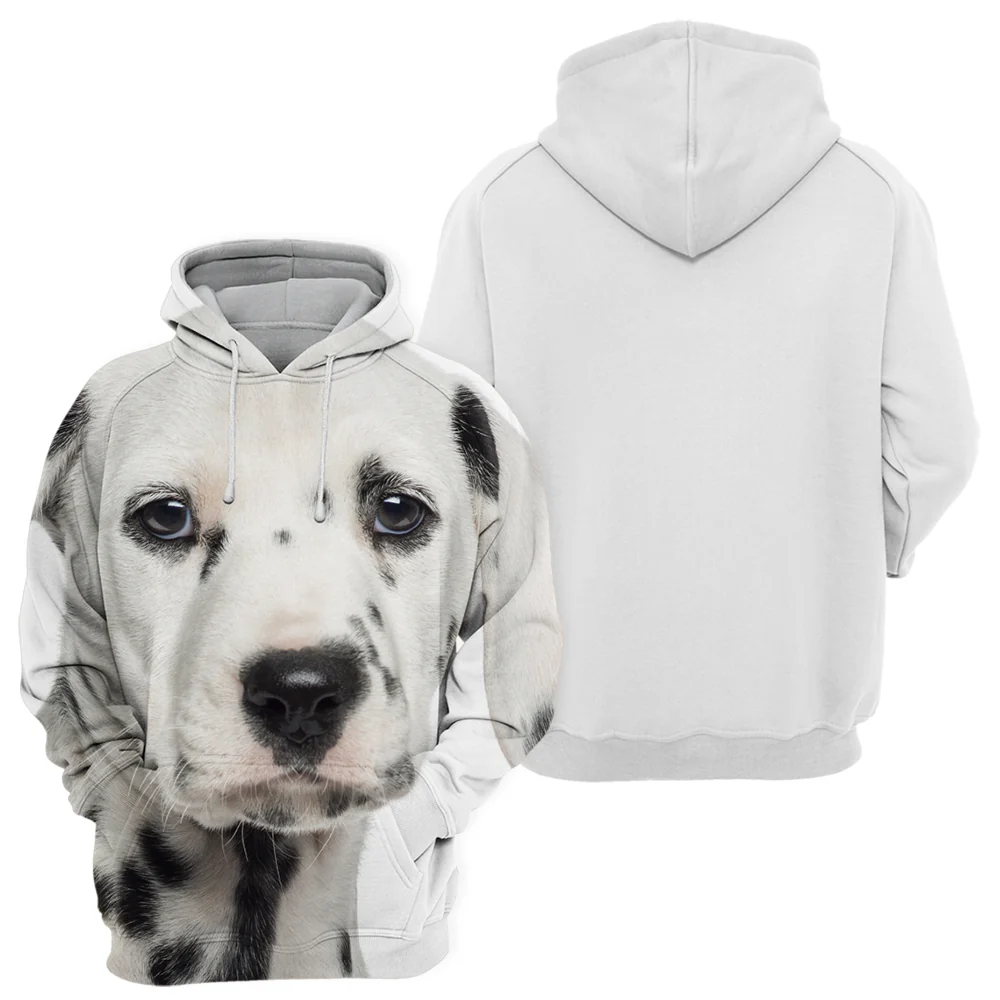 Unisex Honden Hoodie | Dalmatian - Afbeelding 3