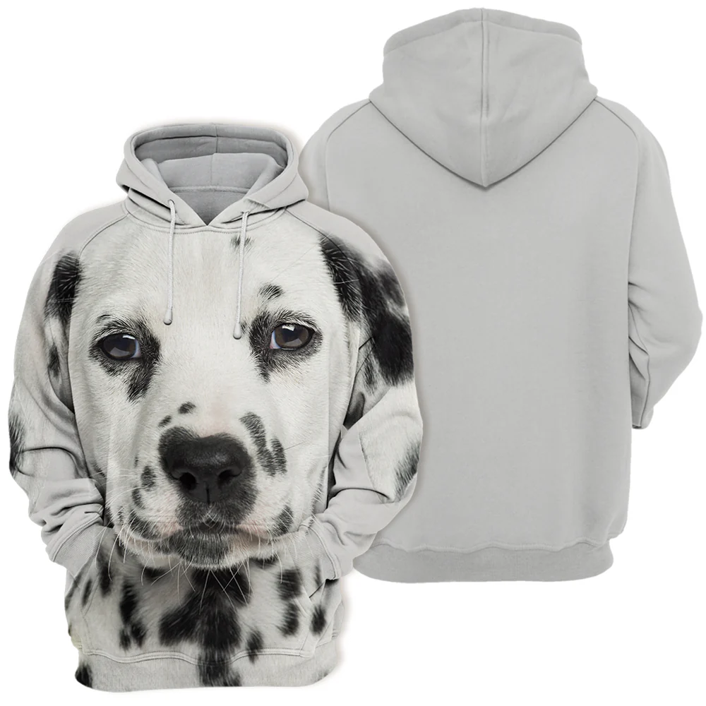 Unisex Honden Hoodie | Dalmatian Puppy - Afbeelding 3