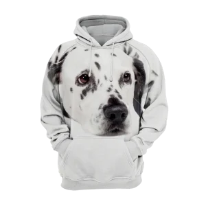 Unisex Honden Hoodie | Dalmatian Quiet
