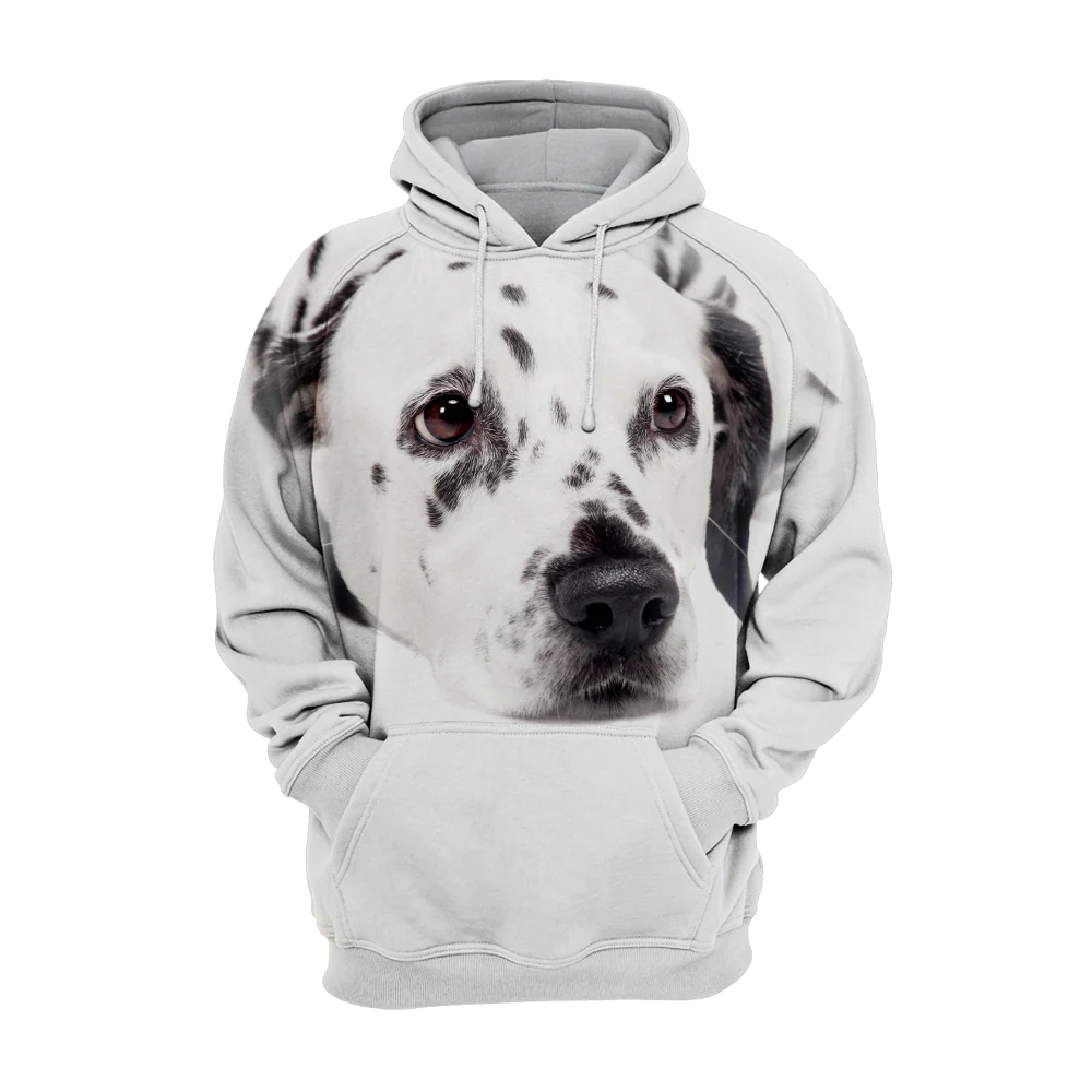 Unisex Honden Hoodie | Dalmatian Quiet