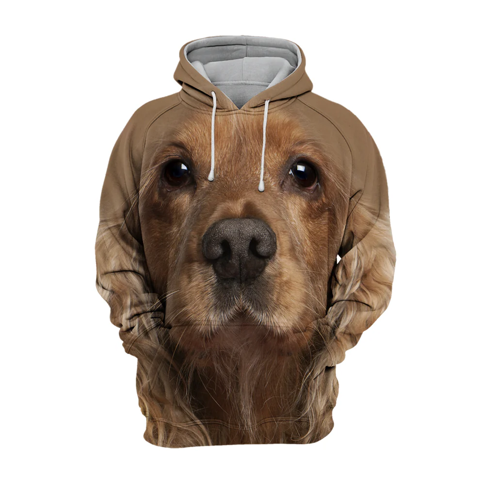 Unisex Honden Hoodie | English Cocker Spaniel - Afbeelding 2