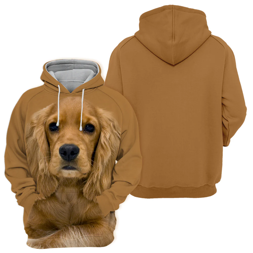 Unisex Honden Hoodie | English Cocker Spaniel Cute - Afbeelding 3