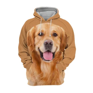Unisex Honden Hoodie | Golden Retriever Adorable
