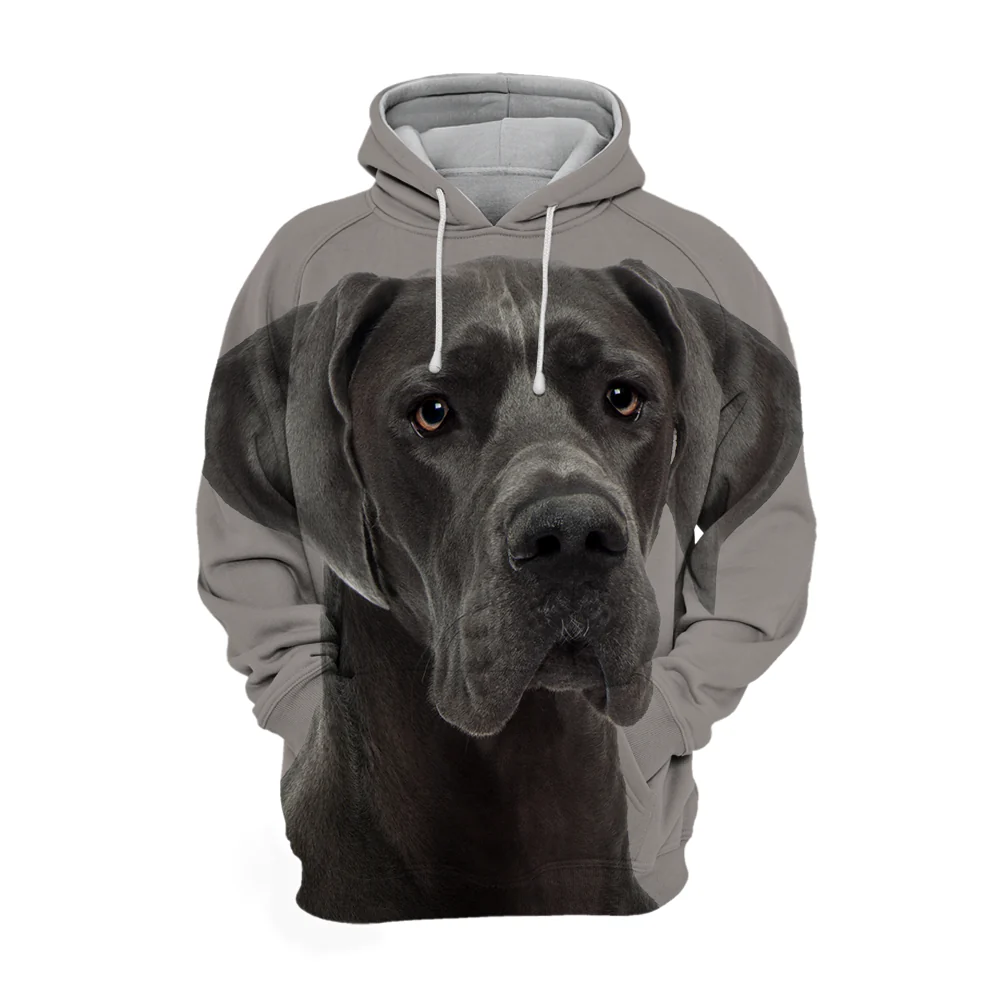 Unisex Honden Hoodie | Great Dane - Afbeelding 2