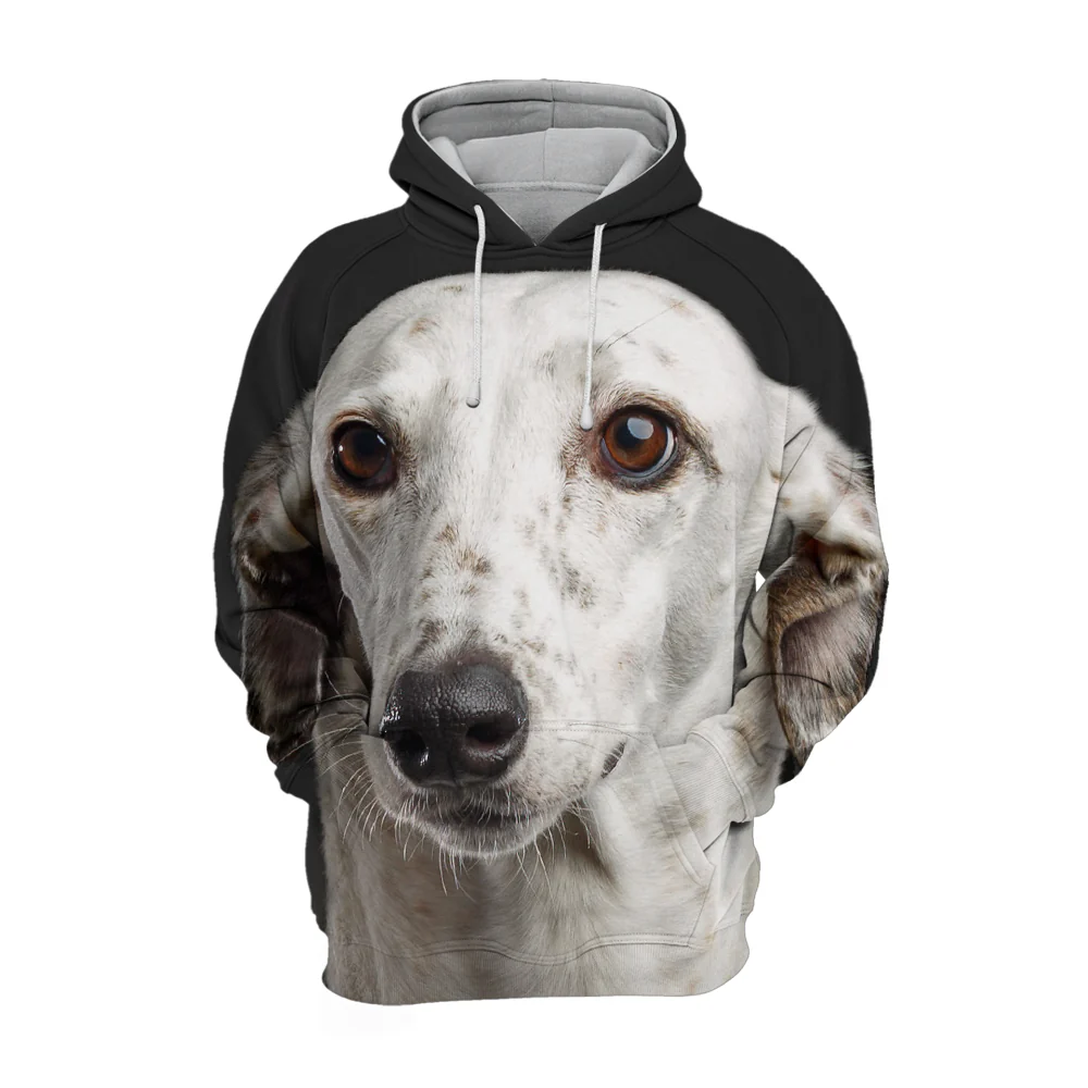 Unisex Honden Hoodie | Greyhound - Afbeelding 2
