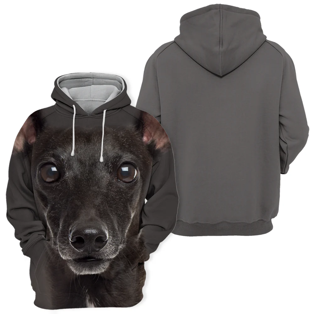 Unisex Honden Hoodie | Italian Greyhound - Afbeelding 3