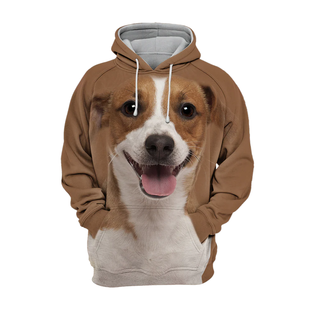 Unisex Honden Hoodie | Jack Russell Terrier Happy - Afbeelding 2