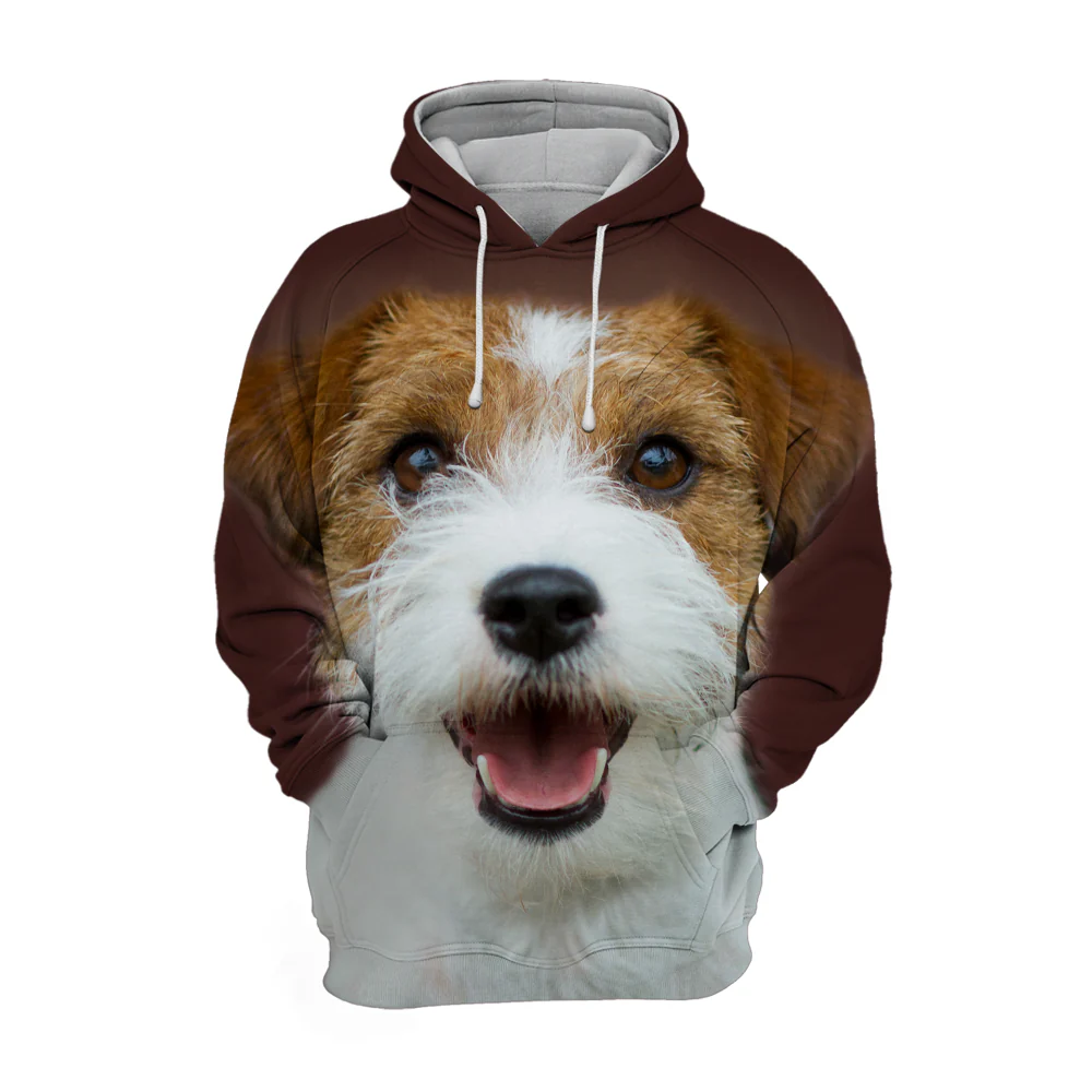 Unisex Honden Hoodie | Jack Russell Terrier Portrait - Afbeelding 2