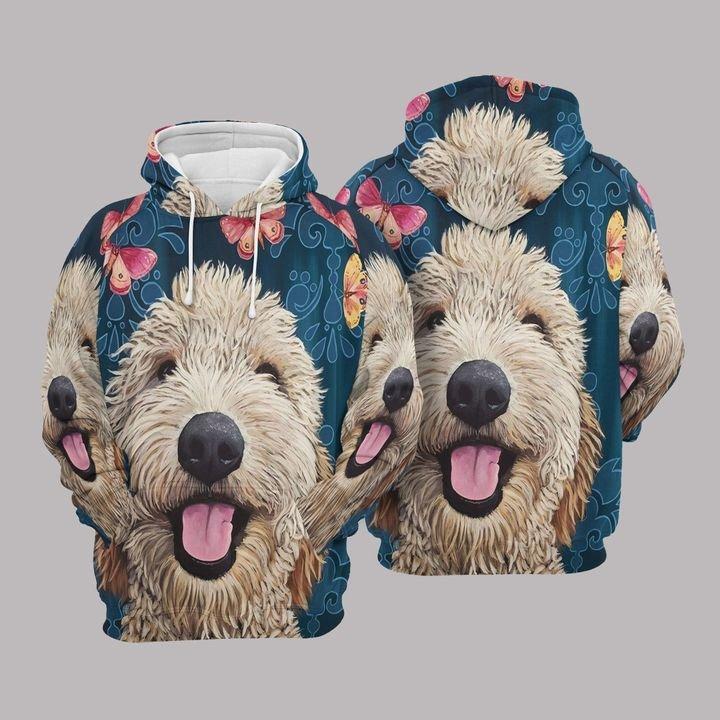 Unisex Honden Hoodie | Labradoodle Cute - Afbeelding 2