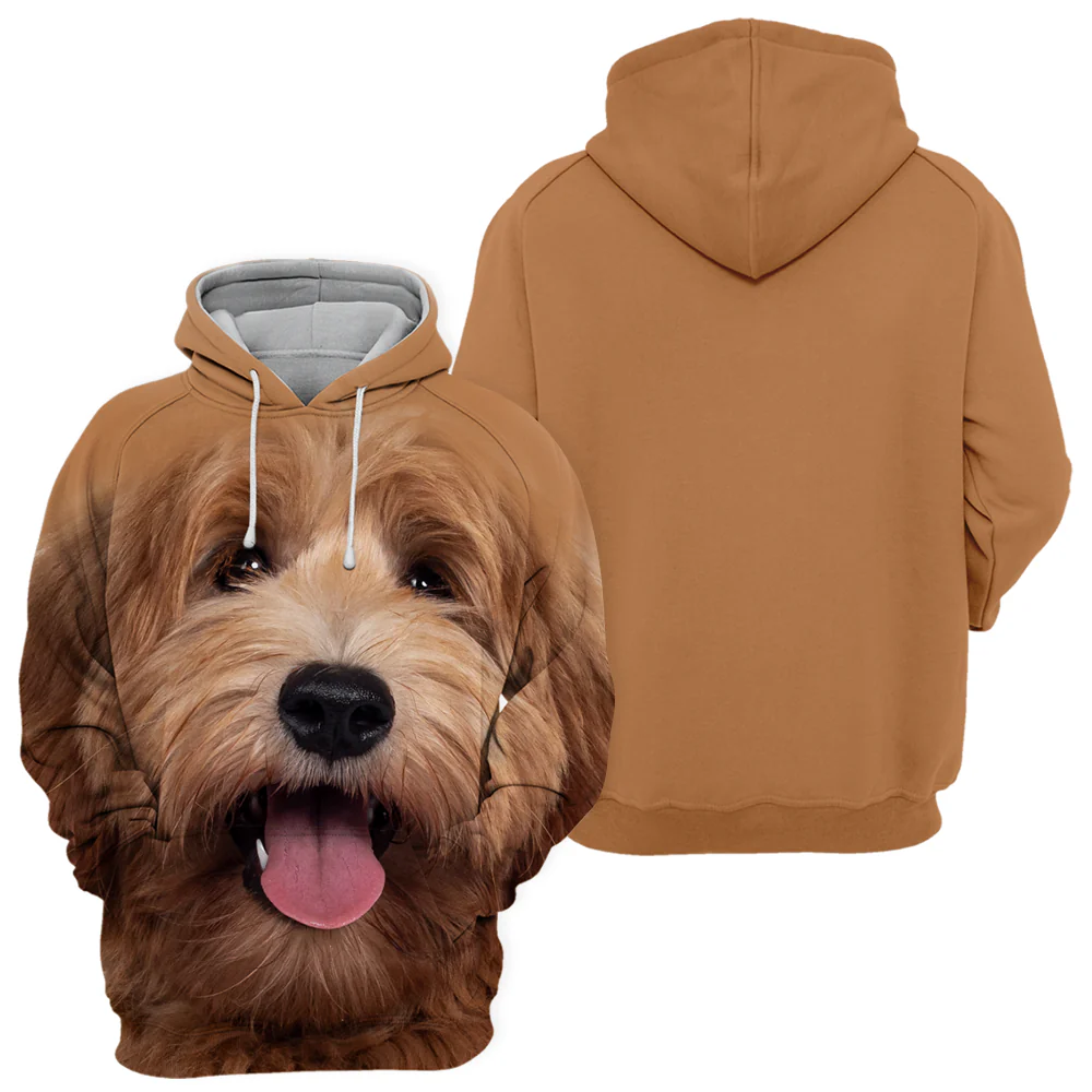 Unisex Honden Hoodie | Labradoodle Dog Puppy - Afbeelding 3