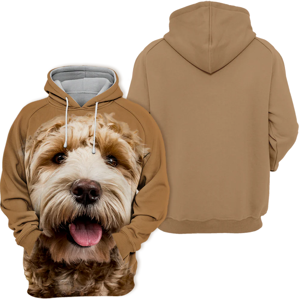 Unisex Honden Hoodie | Labradoodle Goldendoodle Smile - Afbeelding 3