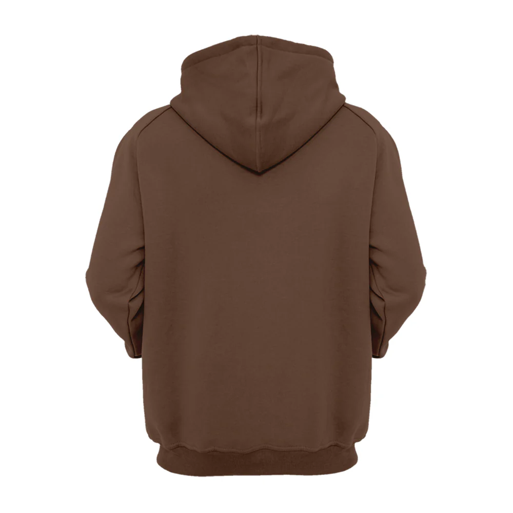 Unisex Honden Hoodie | Labrador Chocolate Happy - Afbeelding 4