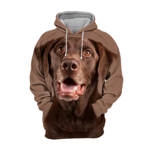 Unisex Honden Hoodie | Labrador Chocolate Laugh
