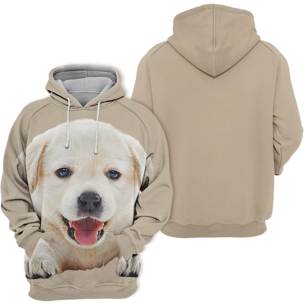 Unisex Honden Hoodie | Labrador Retriever Puppy - Afbeelding 3