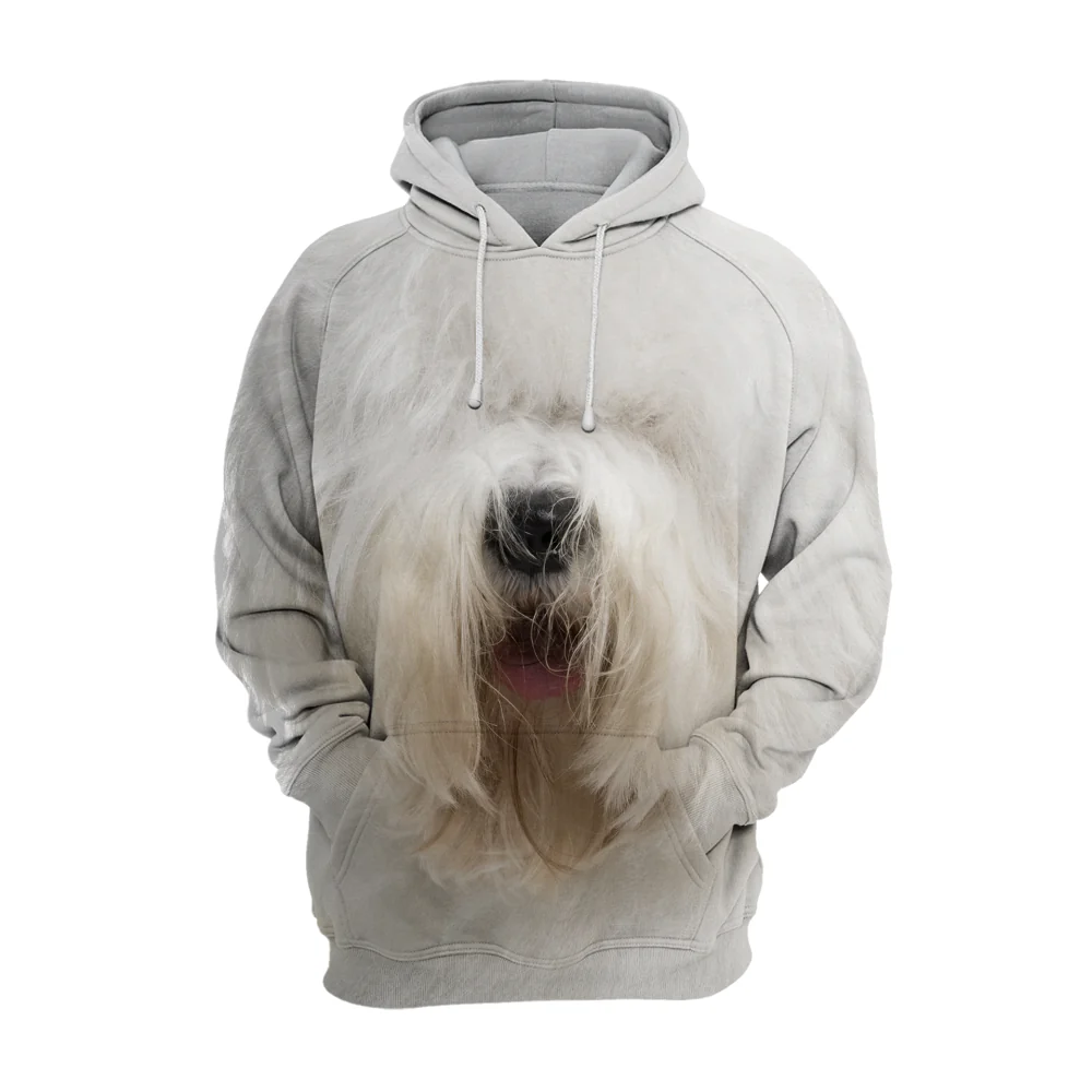 Unisex Honden Hoodie | Old English Sheepdog - Afbeelding 2