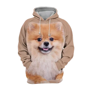 Unisex Honden Hoodie | Pomeranian