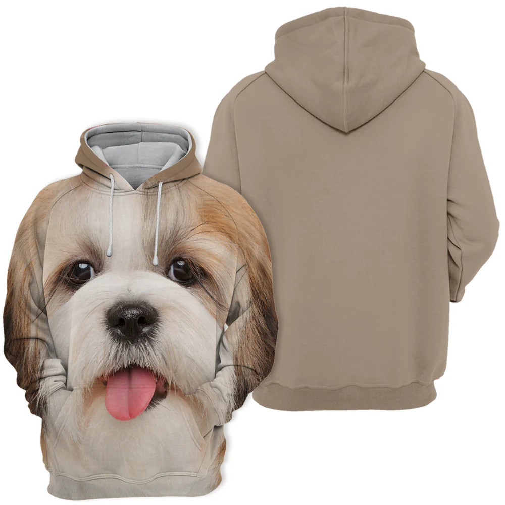 Unisex Honden Hoodie | Shih Tzu Dog Puppy - Afbeelding 3
