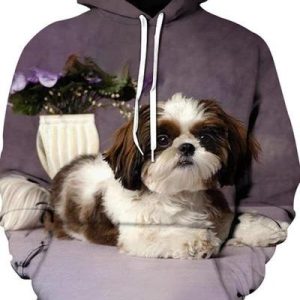 Unisex Honden Hoodie | Shih Tzu Puppies