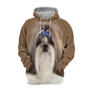 Unisex Honden Hoodie | Shih Tzu Quiet