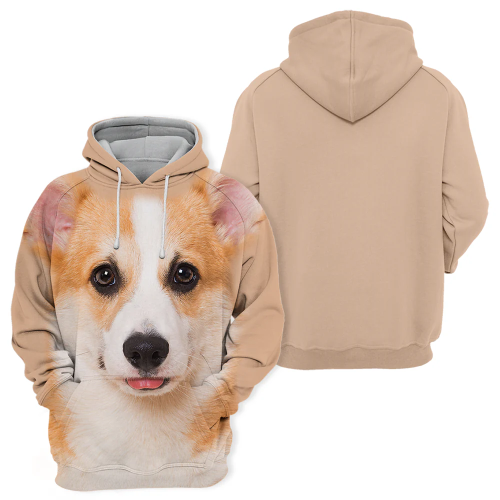Unisex Honden Hoodie | Welsh Corgi Dog - Afbeelding 3