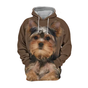 Unisex Honden Hoodie | Yorkshire Terrier Yorkie Quiet