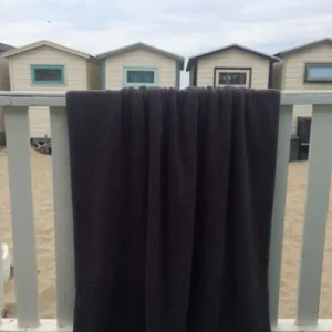 Luxe strandlaken antraciet