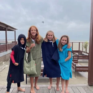 Badstof surfponcho kids