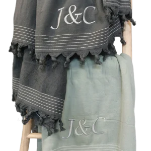 Walra hamam handdoek borduren